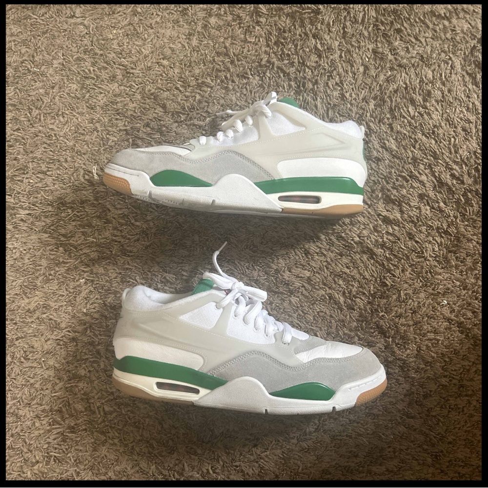 SZ 14/ AIRJORDAN 4 RM 'PINE GREEN' USED / IN BOX - Picture 3 of 10